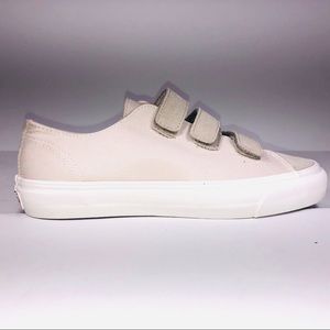 Vans Cream Velcro Sneakers